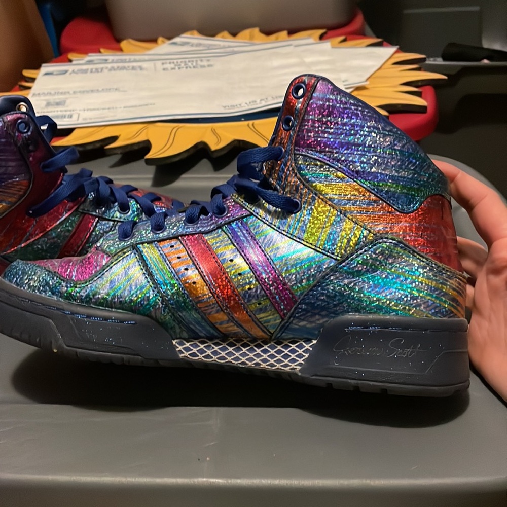 🌈Jeremy Scott Adidas🌈 - Picture 7 of 10
